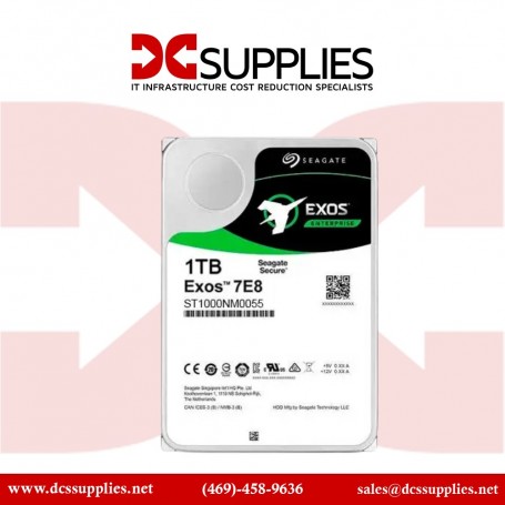 Seagate ST1000NM0055 1TB Exos 7E8 512n SATA 3.5" Internal HDD (ST1000NM0055)