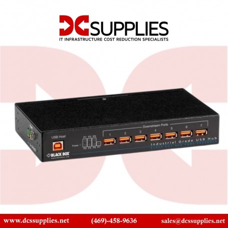 Black Box ICI207A Industrial USB 2.0 Hub with 7-Ports (ICI207A)