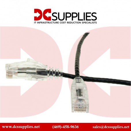 Black Box  C6PC70-BK-10 GigaTrue 3 CAT6 Patch Cable Black - 10 ft (C6PC70-BK-10)