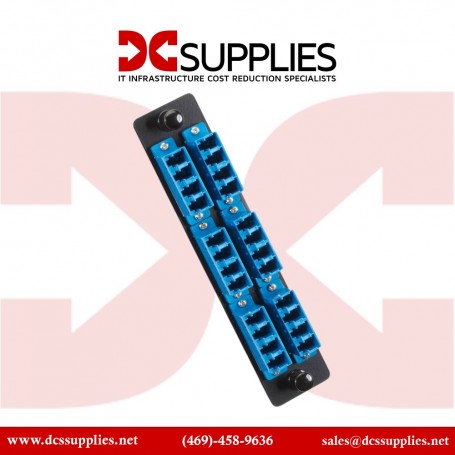 Black Box JPM467C-R2 High-Density Adapter Panel with Ceramic Sleeves (JPM467C-R2)