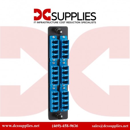 Black Box JPM467C-R2 High-Density Adapter Panel with Ceramic Sleeves (JPM467C-R2)
