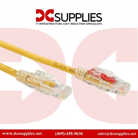 Black Box C6PC70-YL-10 GigaTrue 3 CAT6 Patch Cable Yellow - 10 ft (C6PC70-YL-10)