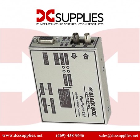 Black Box  ME662A-SST FlexPoint Modular Media Converter RS-232 to Fiber Single Mode (ME662A-SST)