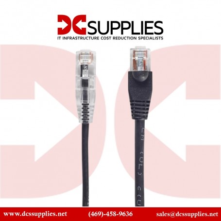 Black Box C6PC70-VT-03 CAT6 Lockable Patch Cable 3 ft (C6PC70-VT-03)