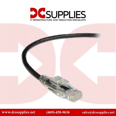 Black Box C6PC70-VT-03 CAT6 Lockable Patch Cable 3 ft (C6PC70-VT-03)
