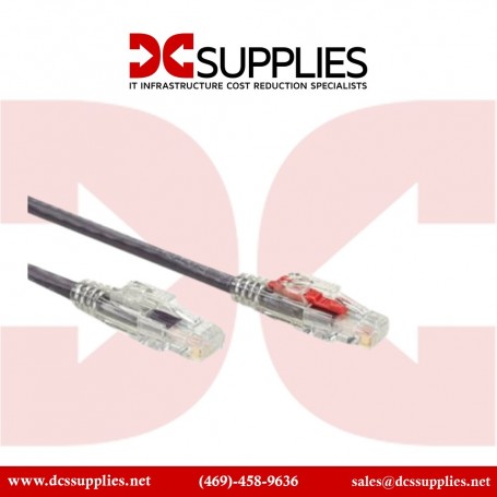 Black Box C6PC70-VT-07 GigaTrue 3 CAT6 550MHz Lockable UTP Patch Cable 7 ft (C6PC70-VT-07)