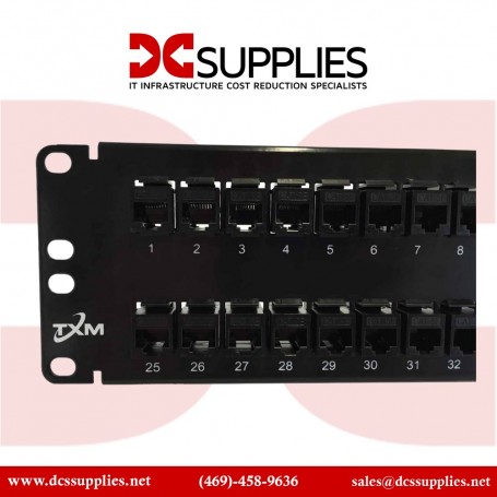 Black Box JPM810A-R2 CAT5E Feed-Through Patch Panel Unshielded (JPM810A-R2)