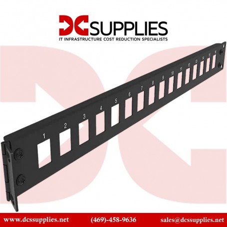 Black Box JPMT1016A 16-Port Multimedia Patch Panel (JPMT1016A)