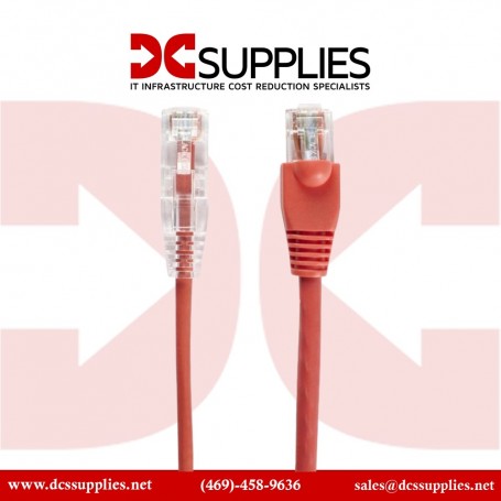 Black Box C6PC70-RD-05 GigaTrue 3 CAT6 Patch Cable Red 5 ft (C6PC70-RD-05)