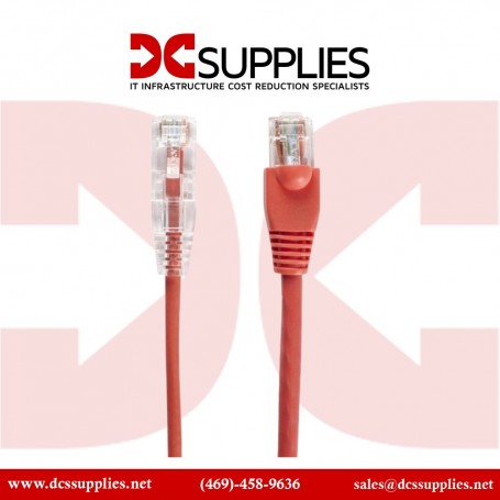 Black Box C6PC70-RD-07 GigaTrue 3 CAT6 Patch Cable Red - 7 ft (C6PC70-RD-07)