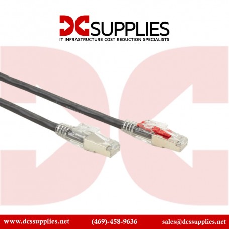 Black Box C6PC70S-BK-20 GigaTrue 3 CAT6 250-MHz Shielded Ethernet Cable (C6PC70S-BK-20)