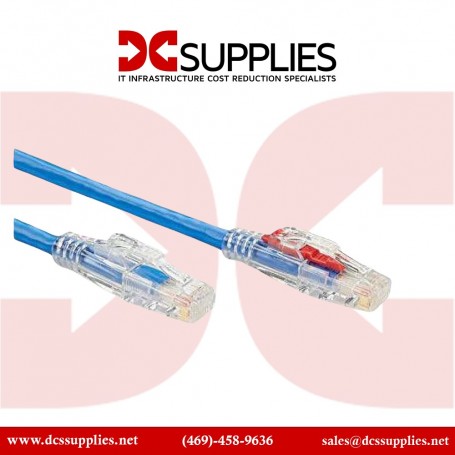 Black Box C6PC70S-BL-15 Cat6 Locking Snagless Shielded Patch Cable (C6PC70S-BL-15)