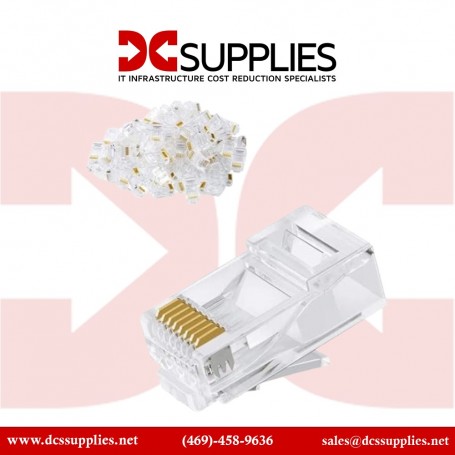 Black Box C5E-MP-U-100PAK 100-pack CAT5E Unshielded Modular Plug Value Line (C5E-MP-U-100PAK)