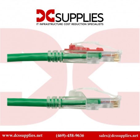 Black Box C6PC70S-GN-07 7ft CAT6 Lockable Shielded Cable - Green (C6PC70S-GN-07)