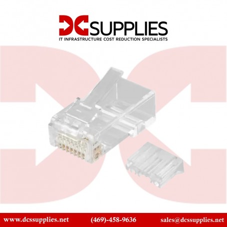 Black Box  C5E-MP-U-50PAK 50-Pack CAT5E Unshielded Modular Plugs (C5E-MP-U-50PAK)