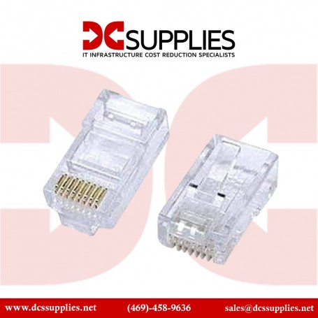 Black Box C6-MP-U-50PAK 50-Pack CAT6 Unshielded Modular Plugs (C6-MP-U-50PAK)
