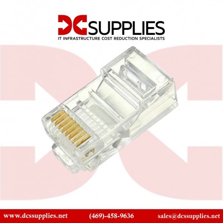 Black Box C6-MP-U-50PAK 50-Pack CAT6 Unshielded Modular Plugs (C6-MP-U-50PAK)