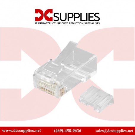 Black Box C6-MP-U-50PAK 50-Pack CAT6 Unshielded Modular Plugs (C6-MP-U-50PAK)