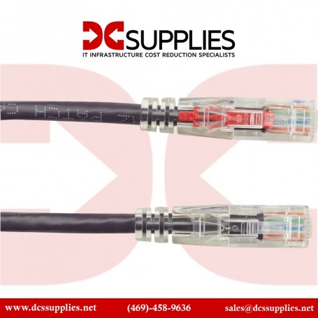 Black Box C6PC70-BK-25 GigaTrue 3 CAT6 Patch Network Cable 25 ft Black (C6PC70-BK-25)