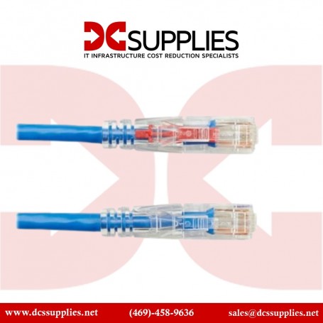 Black Box C6PC70-BL-01 GigaTrue 3 CAT6 Patch Network Cable 1 ft Blue (C6PC70-BL-01)