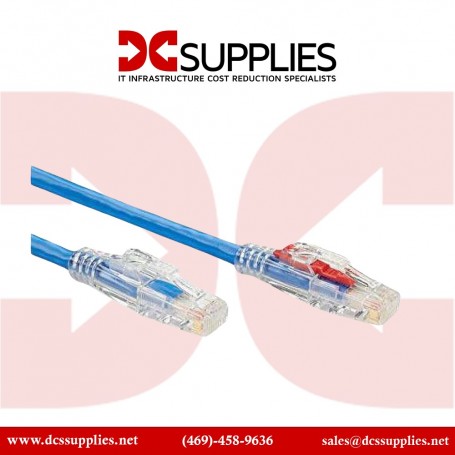 Black Box C6PC70-BL-03 GigaTrue 3 CAT6 Patch Network Cable 3 ft Blue (C6PC70-BL-03)
