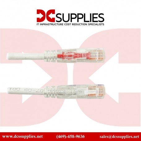 Black Box CAT5EPC-002-WH 2FT CAT5E White Molded Boot Patch Cable (CAT5EPC-002-WH)