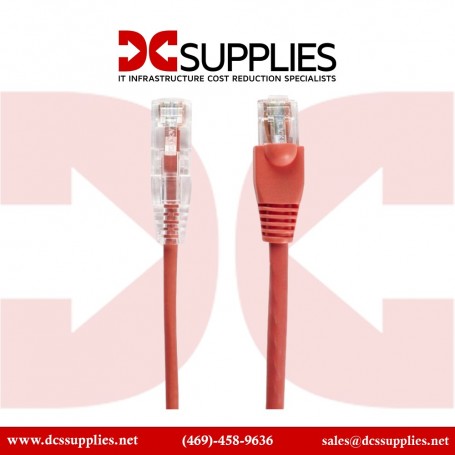 Black Box CAT5EPC-002-RD 2FT CAT5E Red Molded Boot Patch Cable (CAT5EPC-002-RD)