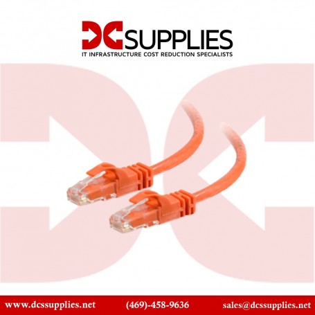 Black Box CAT5EPC-006-OR 6FT CAT5E Orange Molded Boot Patch Cable (CAT5EPC-006-OR)