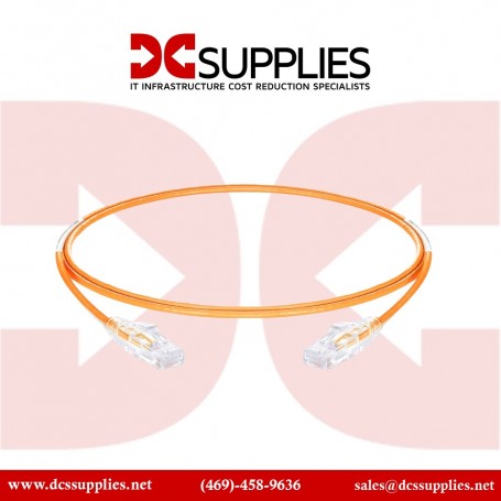 Black Box CAT5EPC-006-OR 6FT CAT5E Orange Molded Boot Patch Cable (CAT5EPC-006-OR)