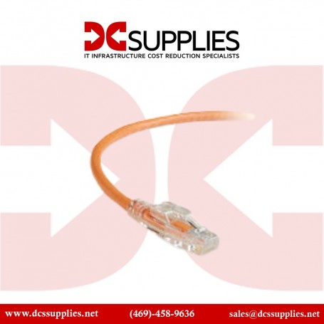Black Box CAT5EPC-006-OR 6FT CAT5E Orange Molded Boot Patch Cable (CAT5EPC-006-OR)