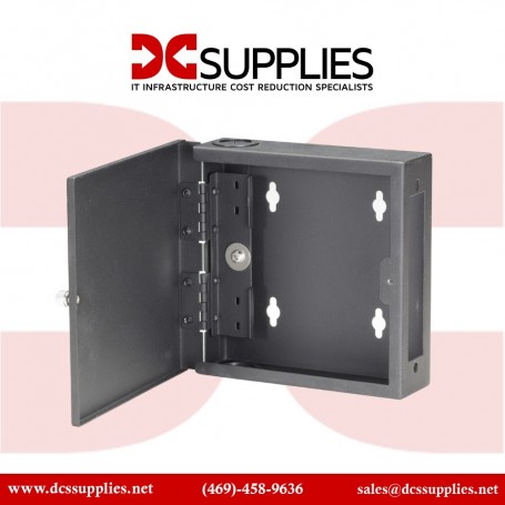 Black Box JPM399A-R2 Mini Wallmount Fiber Enclosure One Adapter Panel Non-Locking (JPM399A-R2)