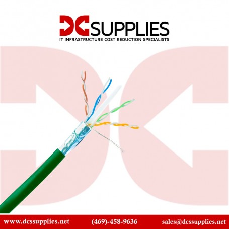 Black Box EVNSL0617A-1000 CAT6 Shielded 400-MHz Solid Bulk Cable (EVNSL0617A-1000)