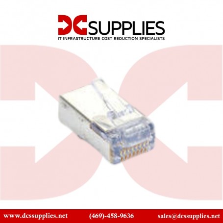 Black Box FMTP611-10PAK RJ-11 Modular Connectors, 6-Wire, 10-Pac (FMTP611-10PAK)