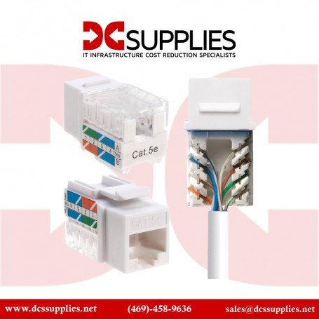 Black Box C6AJA70-WH-R2-25PAK CAT6A Keystone Jack 25 Pack - White (C6AJA70-WH-R2-25PAK)