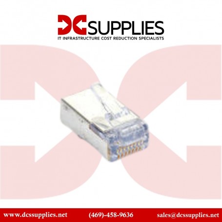 Black Box FMTP611-50PAK RJ-11 Modular Connector, 6-Wire, 50-Pack (FMTP611-50PAK)