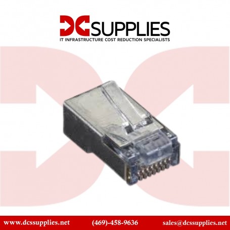 Black Box FMTP611-50PAK RJ-11 Modular Connector, 6-Wire, 50-Pack (FMTP611-50PAK)