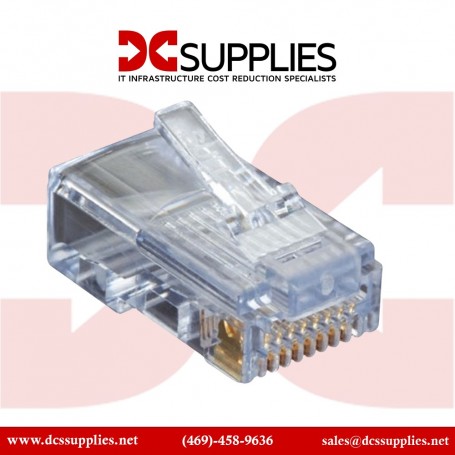 Black Box FMTP611-50PAK RJ-11 Modular Connector, 6-Wire, 50-Pack (FMTP611-50PAK)