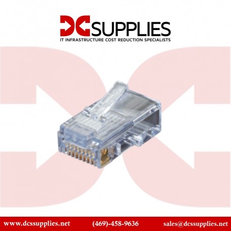 Black Box C6EZUP-50PAK CAT6 EZ-RJ45 Modular Plugs, 50-Pack (C6EZUP-50PAK)