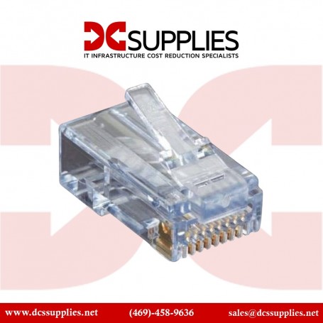 Black Box C6EZUP-50PAK CAT6 EZ-RJ45 Modular Plugs, 50-Pack (C6EZUP-50PAK)
