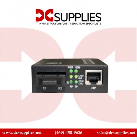 Black Box LMC4001A 10/100/1000 Media Converter with US Power Supply (LMC4001A)