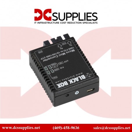 Black Box LMC4002A Gigabit Ethernet Media Converter, Multimode (LMC4002A)