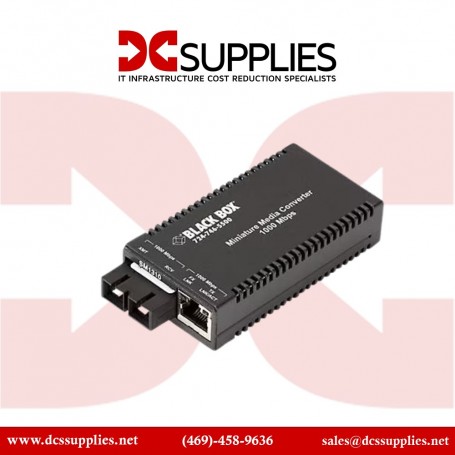 Black Box LHC002A-R4 Compact Media Converter, 100Base-TX/100Base-FX (LHC002A-R4)