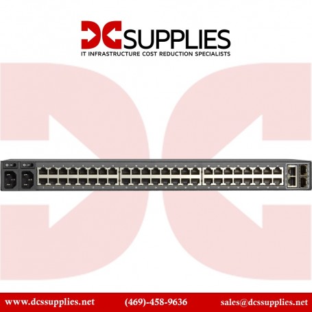 Black Box LES1748A-R2 Console Server - POTS Modem, Dual 10/100/1000, 48-Port (LES1748A-R2)
