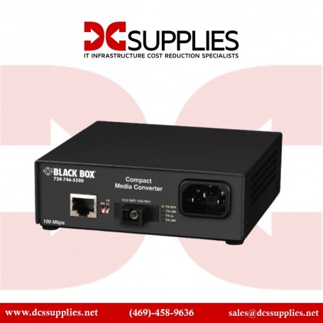 Black Box LHC008A-R3 Compact Media Converters, 100Base-TX/100 (LHC008A-R3)