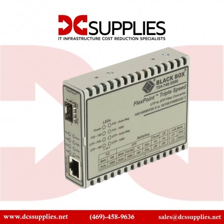 Black Box LMC1017A-SFP Gigabit Ethernet to SFP Media Converter (LMC1017A-SFP)