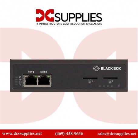 Black Box LES1604A-R-R2 Console Server, 4-Port with Worldwide Cellular Modem (LES1604A-R-R2)