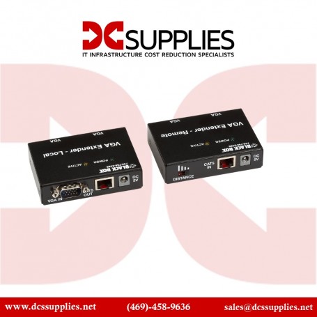 Black Box AC555A-R2 VGA Extender Kit, 2-Port Local, 2-Port Remote (AC555A-R2)