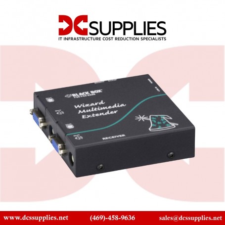 Black Box AVU5111A-R2 Wizard Multimedia Extender Dual V/A Receiver (AVU5111A-R2)