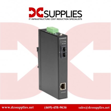 Black Box LGC282A Gigabit Industrial Media Converter Single-Mode SC (LGC282A)
