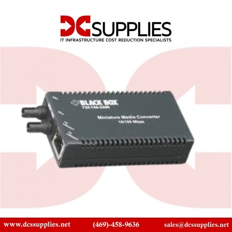 Black Box LHC041A-R4 Fast Ethernet Media Converter, Multi, ST/SC (LHC041A-R4)